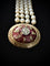 Bracelet Bracelet XIXe siècle en or jaune 18 carats, émail rouge et diamants 58 Facettes