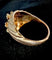 Bague 54.5 Bague en or jaune 18 carats sertie de diamants 58 Facettes
