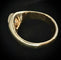 Bague 53.5 Bague jonc homme en or jaune 18 carats avec diamant 0,85 ct 58 Facettes