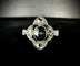 Bague 50 Bague Art nouveau sertie d’un saphir et diamants en or jaune 58 Facettes