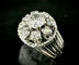 Bague 54.5 Bague en or blanc 18 carats sertie de 0,80 ct de diamants 58 Facettes