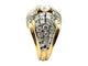 Bague 55 Bague vintage vers 1950 en or 18K, platine et diamants 58 Facettes