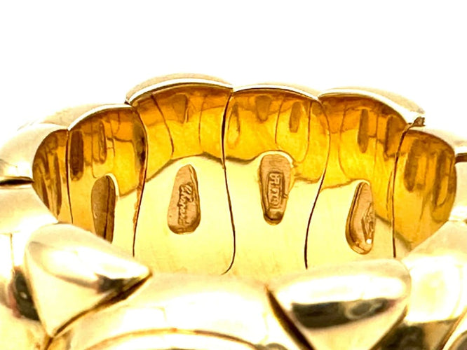 Bague 55 Chopard Casmir - Bague semi-rigide en or jaune 18K et pierres 58 Facettes