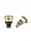 Boucles d'oreilles Hermès Boucle sellier - Boucles d’oreilles en argent et or jaune 18K 58 Facettes