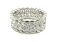 Bague 56.5 OJ Perrin - Bague en or blanc 18K, platine et diamants 3,20 ct 58 Facettes
