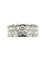 Bague 56.5 OJ Perrin - Bague en or blanc 18K, platine et diamants 3,20 ct 58 Facettes