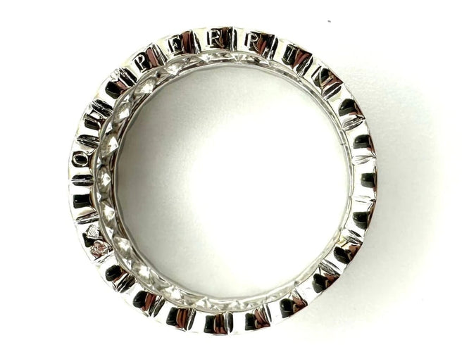 Bague 56.5 OJ Perrin - Bague en or blanc 18K, platine et diamants 3,20 ct 58 Facettes