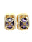Boucles d'oreilles Chopard Impériale - Boucles d’oreilles créoles en or rose, améthystes et diamants 58 Facettes