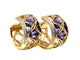Boucles d'oreilles Chopard Impériale - Boucles d’oreilles créoles en or rose, améthystes et diamants 58 Facettes