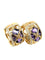 Boucles d'oreilles Chopard Impériale - Boucles d’oreilles créoles en or rose, améthystes et diamants 58 Facettes