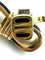 Bracelet Hermès / Lenfant - Bracelet vintage en or jaune 18K et crin de cheval 58 Facettes