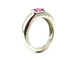 Bague 52 Chaumet Gioia - Bague en or blanc 18K et saphir rose 58 Facettes