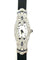 Montre Montre Art déco tonneau en platine, diamants et saphirs 58 Facettes