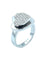 Bague 54 Piaget - Bague cœur en or blanc 18K et diamants 58 Facettes
