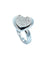 Bague 54 Piaget - Bague cœur en or blanc 18K et diamants 58 Facettes