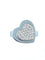 Bague 54 Piaget - Bague cœur en or blanc 18K et diamants 58 Facettes