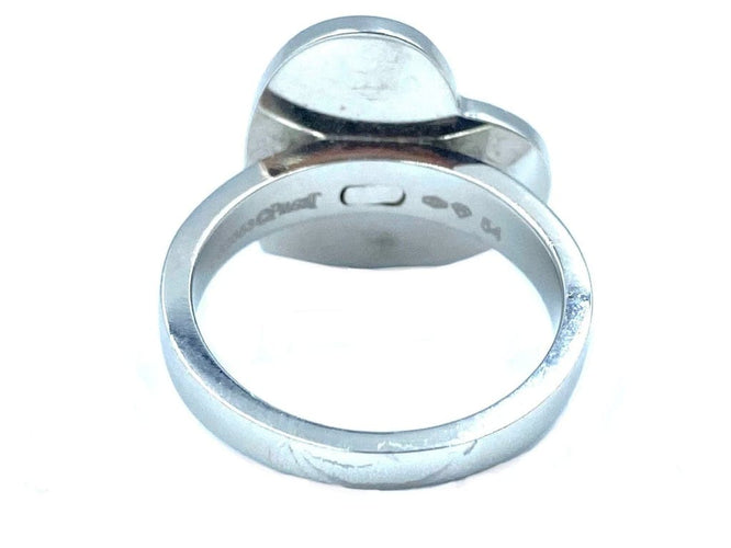Bague 54 Piaget - Bague cœur en or blanc 18K et diamants 58 Facettes