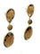 Boucles d'oreilles Roberto Coin - Boucles d’oreilles en or rose, quartz fumé et diamants 58 Facettes