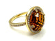 Bague 54 Chaumet Attrape-moi si tu m'aimes - Bague en or jaune 18K citrine et diamants 58 Facettes