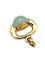 Pendentif Pomellato Luna - Pendentif en or jaune 18K et aigue-marine 58 Facettes