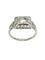 Bague 58 Bague Art déco géométrique en platine et diamants 58 Facettes