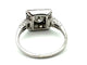 Bague 58 Bague Art déco géométrique en platine et diamants 58 Facettes