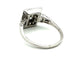 Bague 58 Bague Art déco géométrique en platine et diamants 58 Facettes