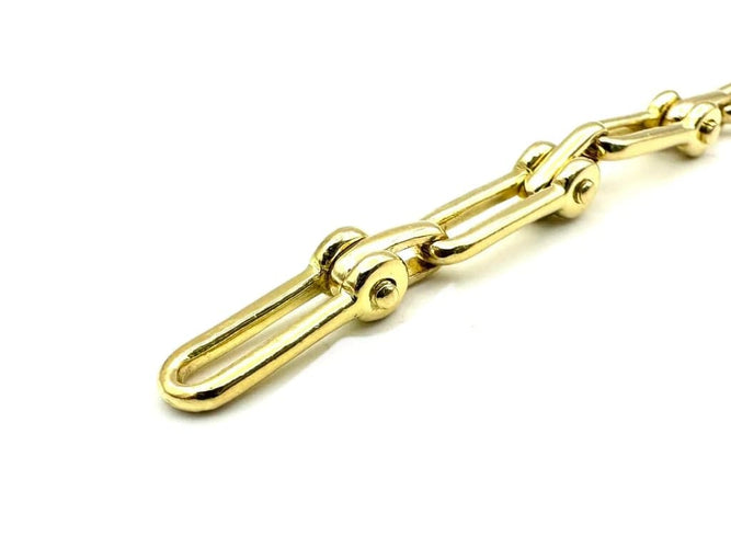 Bracelet FRED - Bracelet vintage en or jaune 18K 58 Facettes