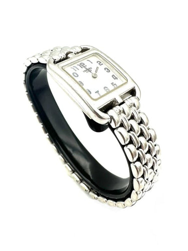 Montre Hermès Cape Cod - Montre dame en or blanc 18K 58 Facettes