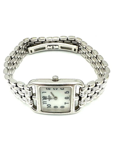 Montre Hermès Cape Cod - Montre dame en or blanc 18K 58 Facettes