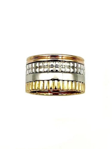 Bague 54 Boucheron Quatre - Bague en or jaune, blanc et rose 18K 58 Facettes