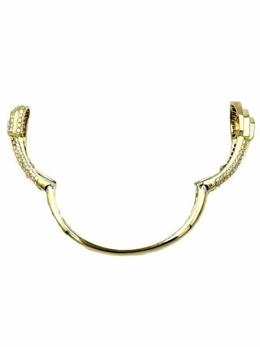 Bracelet Bracelet jonc vintage en or jaune 18K et diamants 5,5 ct 58 Facettes