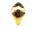 Bague 52 BVLGARI Pyramide - Bague en or jaune et blanc 18K avec citrine 58 Facettes