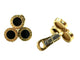 Boucles d'oreilles Bvlgari BVLGARI-BVLGARI - Boucles d'oreilles clips en or jaune 18K et onyx 58 Facettes