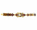 Bracelet Bracelet Art déco en or jaune 18K et platine, rubis et diamants 58 Facettes