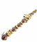Bracelet Bracelet Art déco en or jaune 18K et platine, rubis et diamants 58 Facettes