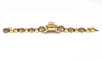 Bracelet Bracelet Art déco en or jaune 18K et platine, rubis et diamants 58 Facettes