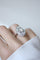 Bague 53 Bague Art Déco ovale en platine et or blanc, diamants 2,10 ct 58 Facettes
