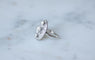 Bague 53 Bague Art Déco ovale en platine et or blanc, diamants 2,10 ct 58 Facettes
