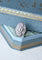 Bague 53 Bague Art Déco ovale en platine et or blanc, diamants 2,10 ct 58 Facettes