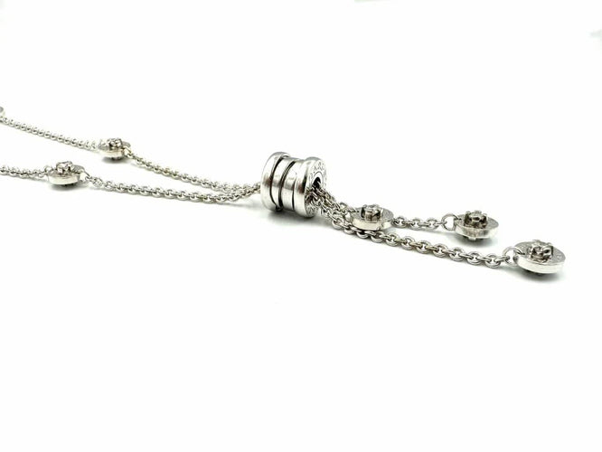 Collier BVLGARI B.zero1 - Collier en or blanc 18K et diamants 58 Facettes
