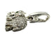 Pendentif Cartier - Breloque éléphant en or blanc, diamants et émeraude 58 Facettes