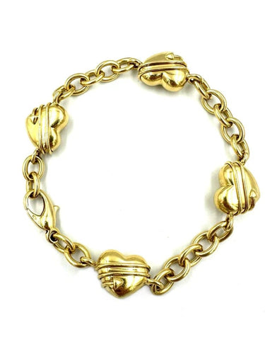 Bracelet Tiffany & Co. - Bracelet vintage en or jaune 18K 58 Facettes