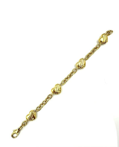 Bracelet Tiffany & Co. - Bracelet vintage en or jaune 18K 58 Facettes
