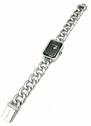 Montre Chanel Première - Montre en acier à bracelet gourmette 58 Facettes