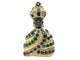 Pendentif Broche pendentif « Maure » en or 18K, saphirs, émeraudes et perle 58 Facettes