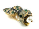 Pendentif Broche pendentif « Maure » en or 18K, saphirs, émeraudes et perle 58 Facettes