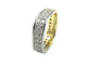 Bague 53 Bague vintage bicolore en or 18 carats et diamants 1,70 ct 58 Facettes