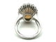 Bague Bague vintage en or blanc 18K avec opale et diamants 58 Facettes