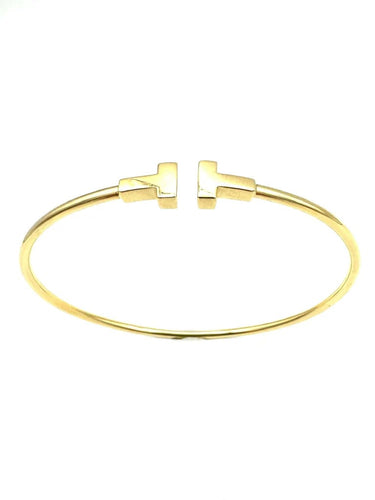 Bracelet Tiffany & Co. Tiffany T - Bracelet Wire en or jaune 18K 58 Facettes